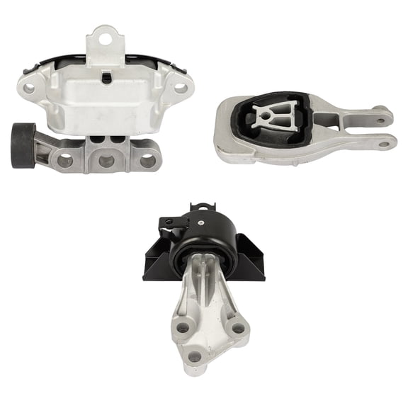 ECCPP Engine Motor Mount and Transmission Mount and Torque Strut Mount Set Fit For 2012-2016 Sonic 1.4T L4 Turbocharged Engine & 2012-2016 Sonic 1.8L L4 Engine A5595 A5596 A5597