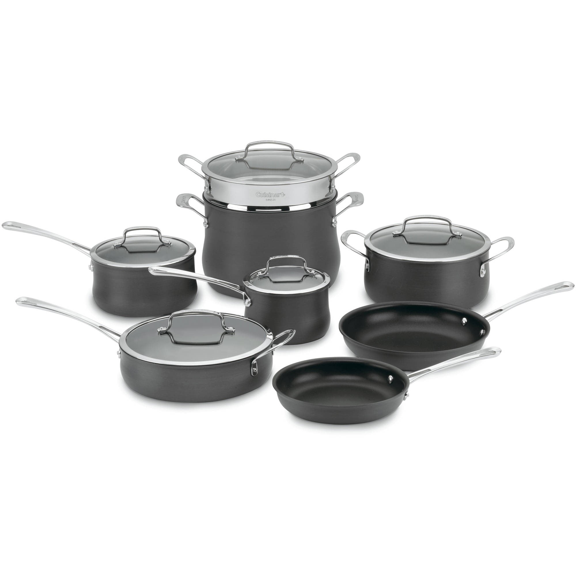 86279032584 for sale online Dishwasher Safe Hard Anodized 11-Piece Cookware Set Cuisinart DSA-11 