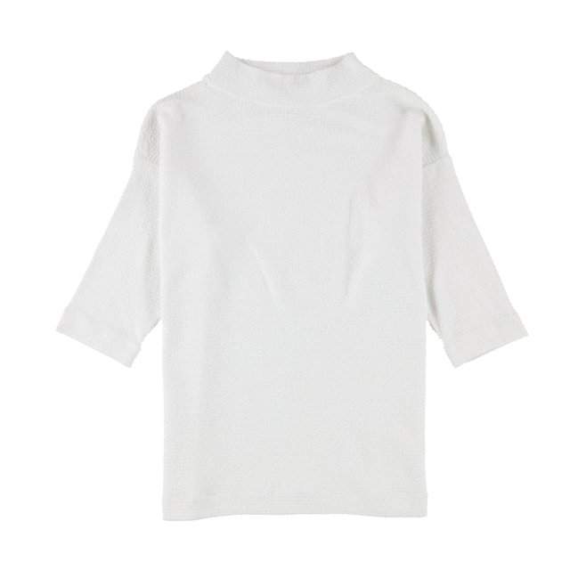 Alfani Womens Textured Pullover Blouse natural M