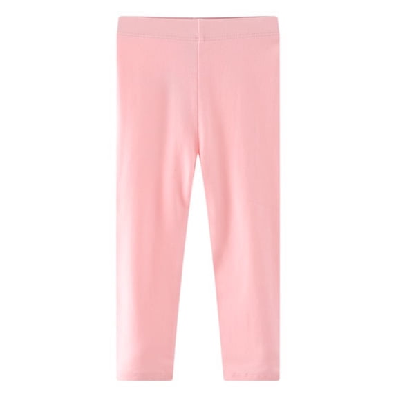 SYNPOS Little Girls Footless Leggings Tight Cotton Leggings Toddler Baby Skinny Stretch Trousers Legging 1-7 Years