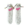 thumbnail image 2 of Onlysocks 2 Pair Cozy Fluffy Cartoon Monster Funny Socks for Family, 3D Crazy Novelty Face Winter Warm Thick Socks, White, 2 of 3