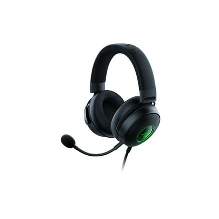 Razer - Kraken V3 Wired 7.1 Surround Sound Gaming Headset for PC with Chroma RGB Lighting - Black
