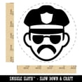 thumbnail image 2 of Occupation Police Officer Man Icon Rubber Stamp for Scrapbooking Crafting Stamping - Large 1-1/4 Inch, 2 of 7