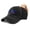 Black, variant on Womens Ponytail Cap Air Force Mom Embroidery Cotton Distressed Trucker Hats Strap Closure Black Design Only