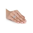 thumbnail image 4 of 1/10 Carat (Ctw) Diamond Ring in Sterling Silver, 4 of 5