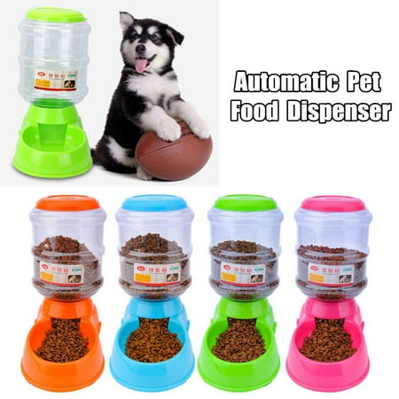 - 3500ml Large Pet Automatic Drink Water Dispenser Dog Cat Rabbit Large Food Dish Bowl Feeder
