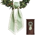 thumbnail image 1 of Easter Wreath Sash for Front Door - 54in Heavy Canvas Ribbon with Cute Trim, 1 of 8
