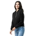 thumbnail image 4 of Lee Women's and Plus Quarter Zip Fleece Hoodie, S-4X, 4 of 4