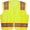 Yellow, variant on Premium High Visibility Hi Vis Safety Vest - Fluorescent - 100% Poly Knit (4X-Large, Fluorescent Orange)