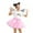 Pink990, variant on MEZZALL Toddler Kids Girls Dance Party Birthday Skirt Ballet Skirts Hairclip Set Cozy Baby Wear