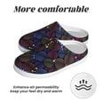 thumbnail image 6 of KLL Colorful Shells Pattern Adult Unisex Cozy Slippers,Fuzzy Slip-on Slippers TPR Sole Slippers Comfort Plush Home Footwear for Indoor & Outdoor-39/40, 6 of 7