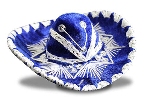 5 Mexican Decorative Mini Charro Sombrero Felt Hat Fiesta Assortment Mariachi by Velmex