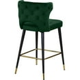 thumbnail image 2 of Pemberly Row Contemporary 28"H Velvet Counter Stool in Green (Set of 2), 2 of 5
