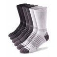 thumbnail image 2 of Wrangler Men's Tough Flex Light Compression Crew Socks, 6-Pack, Sizes 6-12, 2 of 11
