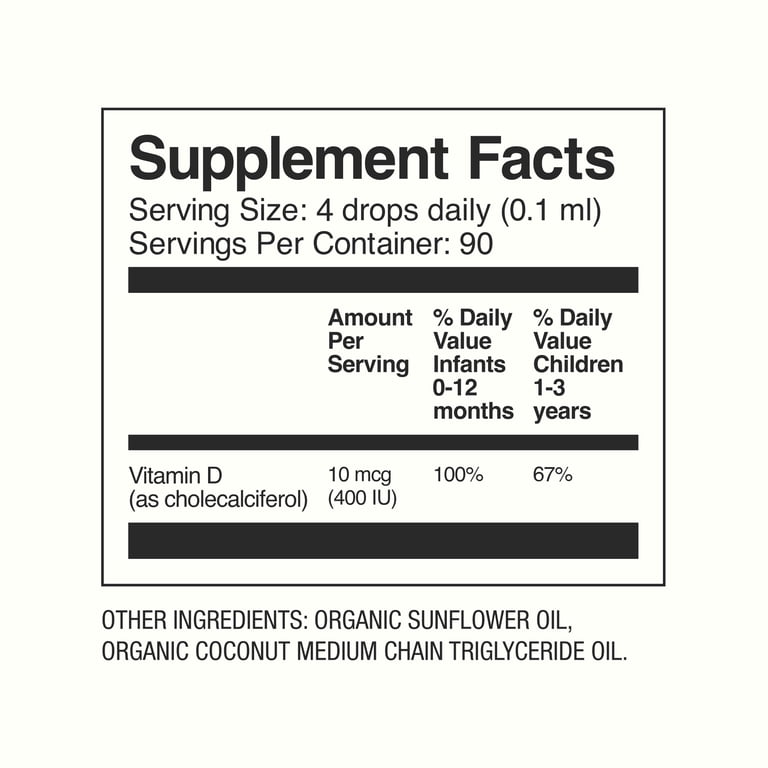 Organic Vitamin D Drops for Infants photo 4