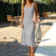 thumbnail image 4 of ZNQHFRE Nightgown for Womens Sleeveless Crew Neck Loose Nightdress Sleepwear Comfy Night Gowns, 4 of 4