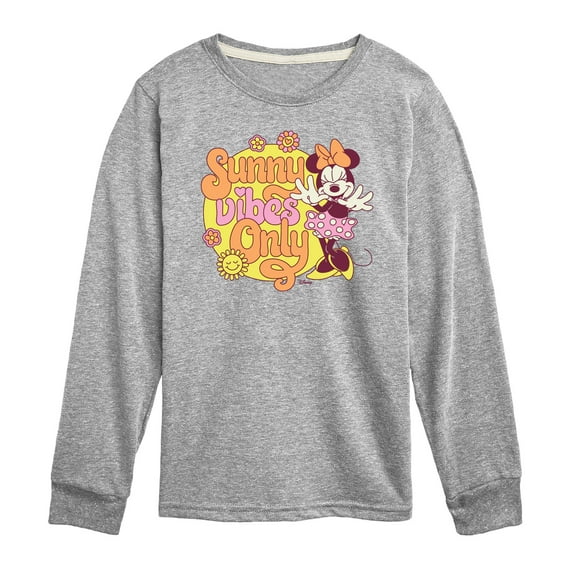 Disney - Mickey & Friends - Sunny Vibes Only - Toddler And Youth Long Sleeve Graphic T-Shirt