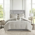 thumbnail image 5 of Madison Park Malia 6-Piece Farmhouse Embroidered Cotton Comforter Set in Ivory, 5 of 19
