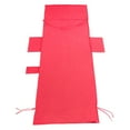 thumbnail image 2 of Portable Travel Sleeping Bag Liner Lightweight Soft Fabric Envelope Style with Pillow Pocket and Side Openings for Indoor Outdoor Use, 2 of 6