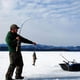 thumbnail image 2 of Wosthever de cañas de pescar de invierno, caña de pescar en hielo con carrete de pesca y línea, juego de aparejos de pesca de fundición Pescar, 2 of 6