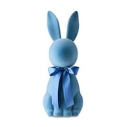 Easter Flocked Blue Bunny Decor, 27 in, by Way To Celebrate