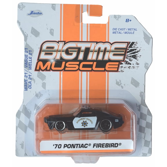 Jada Bigtime Muscle '70 Pontiac Firebird Wave 21 [black/white]