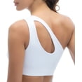 thumbnail image 2 of One Shoulder Sports Bra for Women Workout Bras, 2 of 5