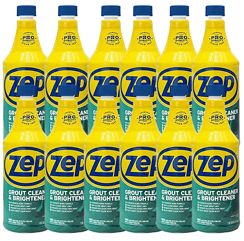 Zep Industrial Grout Cleaner and Brightener 32 ounce Pro Formula