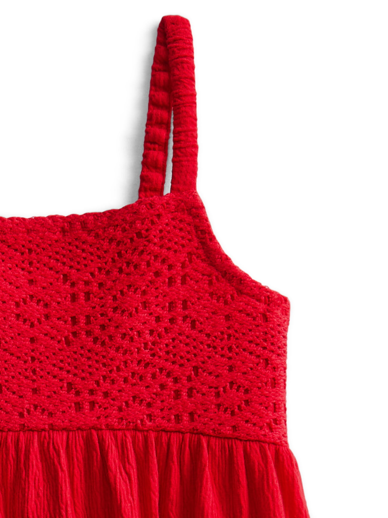 Wonder Nation Girls Crochet Dress, Sizes 4-18 & Plus
