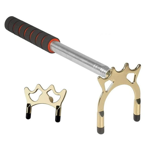 Retractable Billiard Bridge Stick,Billiards Cue Stick Bridge,Extension Snooker Head,Pool Brass Bridge with Cues Table Bridge