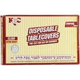 thumbnail image 4 of VeZees Disposable Clear Extra Heavy Duty Table Cover or Cover Protector: Pre Cut for use on Shabbos, Great for All Occasions (66x90 - 16 Count): 160CT, 4 of 7