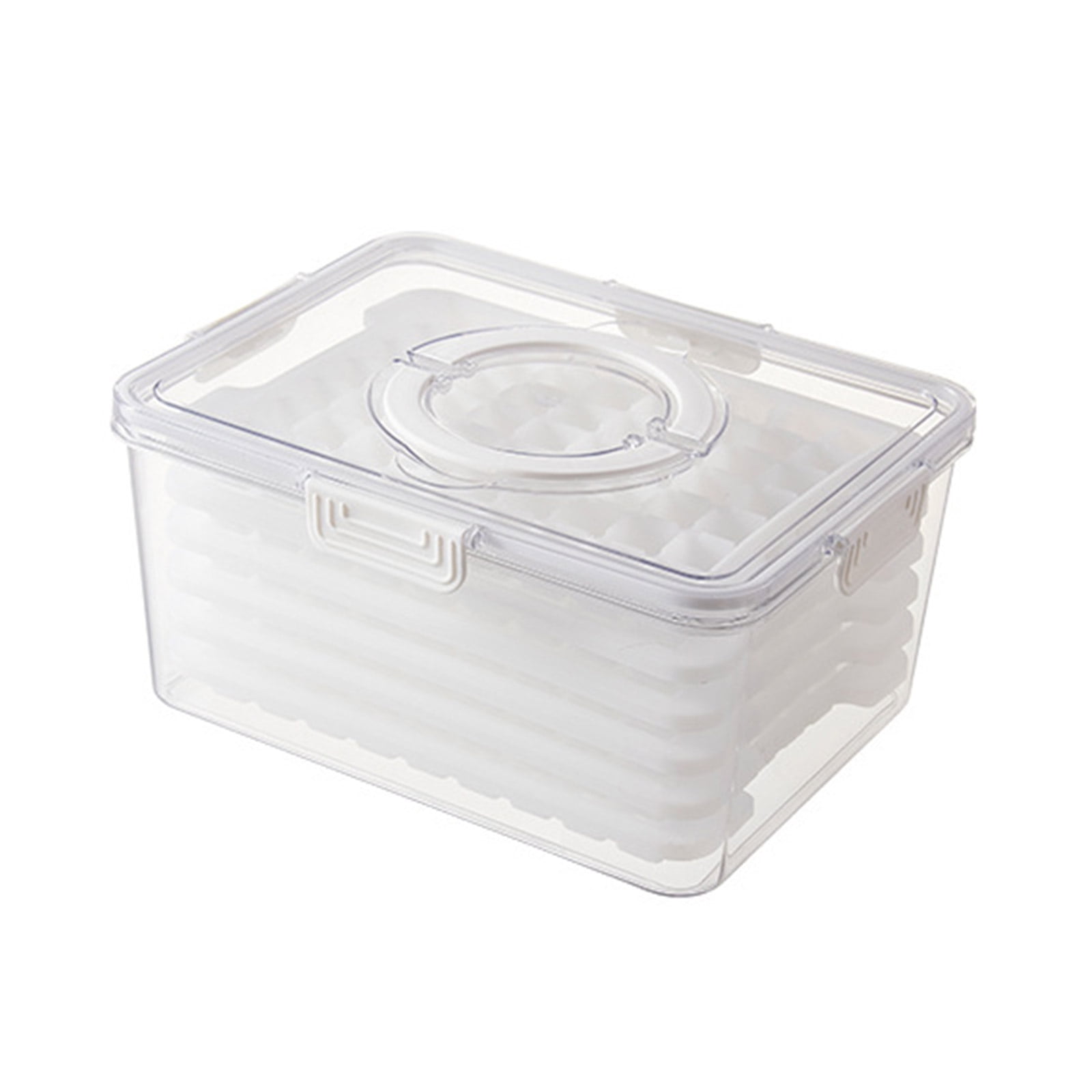 Ice Cubes Box Creative Ice Grid Homemade Large Capacity Ice Cubes Mold