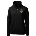thumbnail image 2 of Women's Cutter & Buck Black LA Galaxy Cascade Eco Fleece Pullover Jacket, 2 of 3