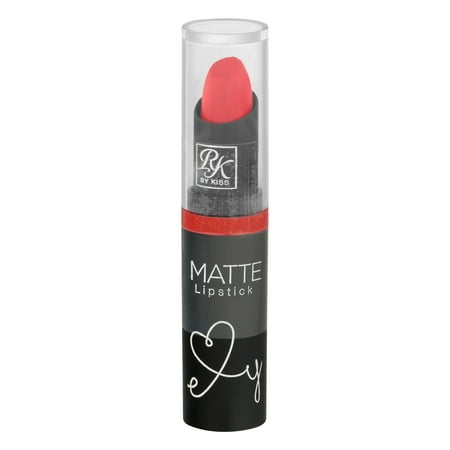 (2 Pack) Ruby Kisses Matte Lipstick, Capri Orange, 0.12