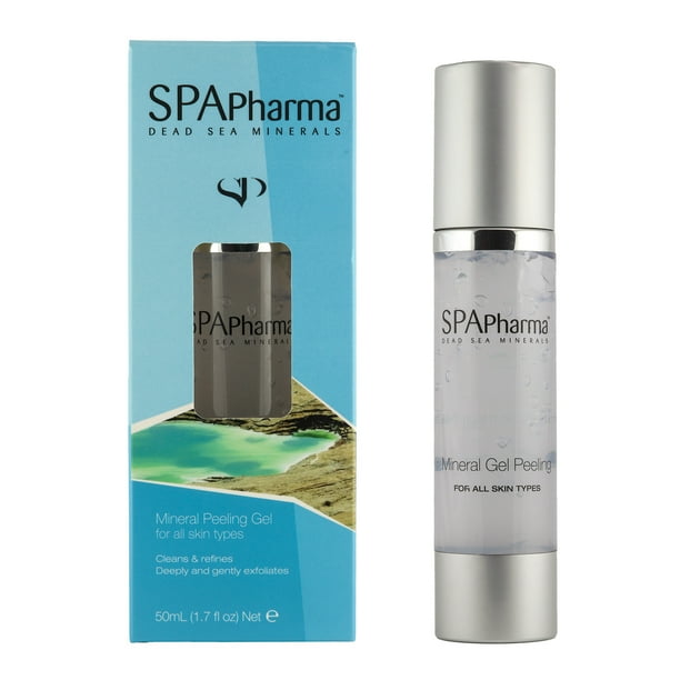 Spapharma Facial Peeling Gel With Dead Sea Minerals For Gentle Exfoliating Cleansing And Moisturizing Dry Face Skin With Aloe Vera And Vitamins Walmart Com Walmart Com