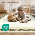 thumbnail image 4 of ODIKA 8'x10' Washable Area Rug Durable, Non-Slip Personalized Photo Collage Text Grid Exact Alfombra Personalizada for Living Room, Under Sectional, Family, 4 of 7