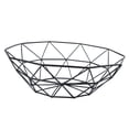 thumbnail image 2 of Advancent Cesta de fruta tejida de malla de hierro, encimera de cocina, frutero, soporte decorativo vegetal - dorado Organizadores de utensilios de cocina Negro, 2 of 6