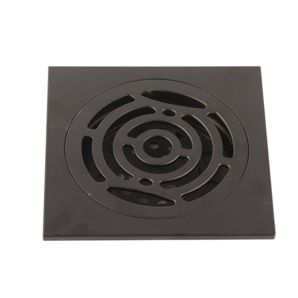 Shower Drain, Copper Floor Drainer Durable Shower Floor Drain 3.9X3.9In  for Bathroom for Kitchen for Toilet for Garage