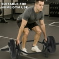 thumbnail image 2 of Barra Hexagonal Olímpica – Con Patas de Apoyo – 180 kg – Doble Agarre – Acero Duradero – Sentadillas y Peso Muerto – Gimnasio en Casa o Comercial – Topes de Resorte, 2 of 6