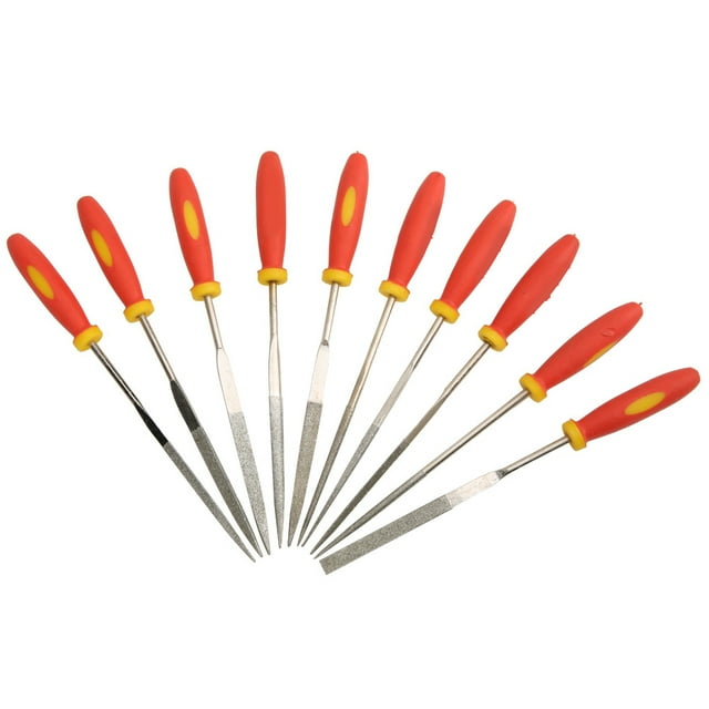 10 limas de madera de esmeril duro para limar metal, herramientas para trabajar la madera, manualidades y bricolaje.
