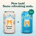 thumbnail image 2 of OLIPOP Prebiotic Soda, Cream Soda, 12 fl oz, 4 Pack, Pantry Packs, 2 of 9