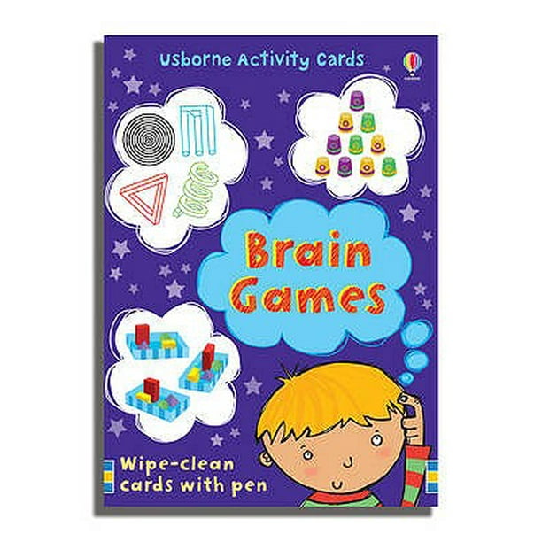 Usborne Activity Cards 50 Brain Games (Book)