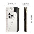 thumbnail image 4 of GAEKEAO Womens Wallet Slim Thin RFID Blocking Bifold Floral Vegan Leather Card Holder Large Capacity Wallet with Zipper Pocket, 4 of 7