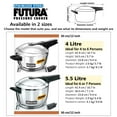 thumbnail image 4 of Futura Autocuiseur à Couvercle Intérieur en Acier Inoxydable 4 Litres / Compatible Induction - pour 4 à 6 Personnes (FSS40), 4 of 4