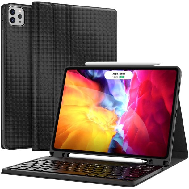 iPad Pro 11 Inch 2021 Case with Keyboard, CHESONA Keyboard for iPad Pro