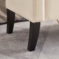 thumbnail image 3 of Beige Velvet 51.5" Storage Bench, Easy to Assemble, Classic Look - Store Small Stuff in Different Home Spaces, 3 of 5