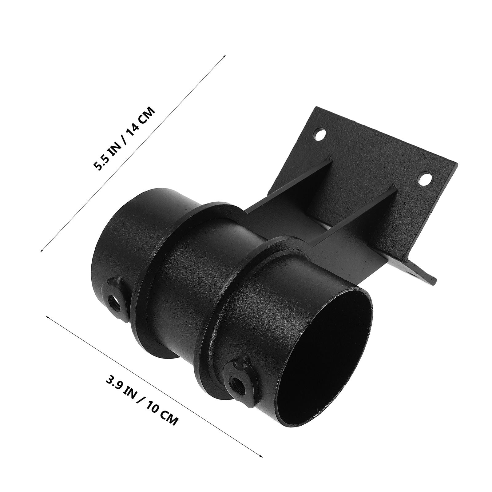 OUNONA 2-Pack Black Patio Umbrella Stand Brackets Weather Resistant for Garden Yard Deck Outdoor Use