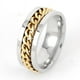 thumbnail image 5 of Anillo de botella abierta, anillo de cerveza abierto, anillo giratorio de descompresión, cadena giratoria para hombres, anillo de acero de titanio, joyería de acero inoxidable, 5 of 5