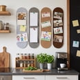 thumbnail image 5 of 4 Pack Small Cork Board for Wall Felt Boards Boho Decorative Bulletin Boards for Home Office Photo Decor, 5 of 6