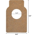 thumbnail image 2 of 200 Pcs Wine Bottle Tags, Kraft Paper Wine Cellar Labels, Reusable Custom Plain Bottle Neck Gift Tags For Champagne, 2 of 5